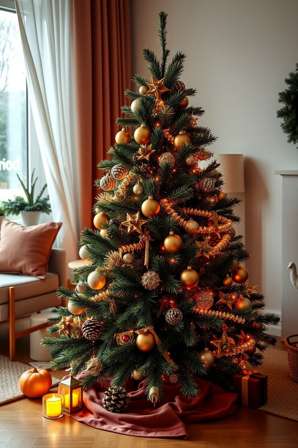 Eco-Friendly Modern Christmas Tree Decorating Ideas