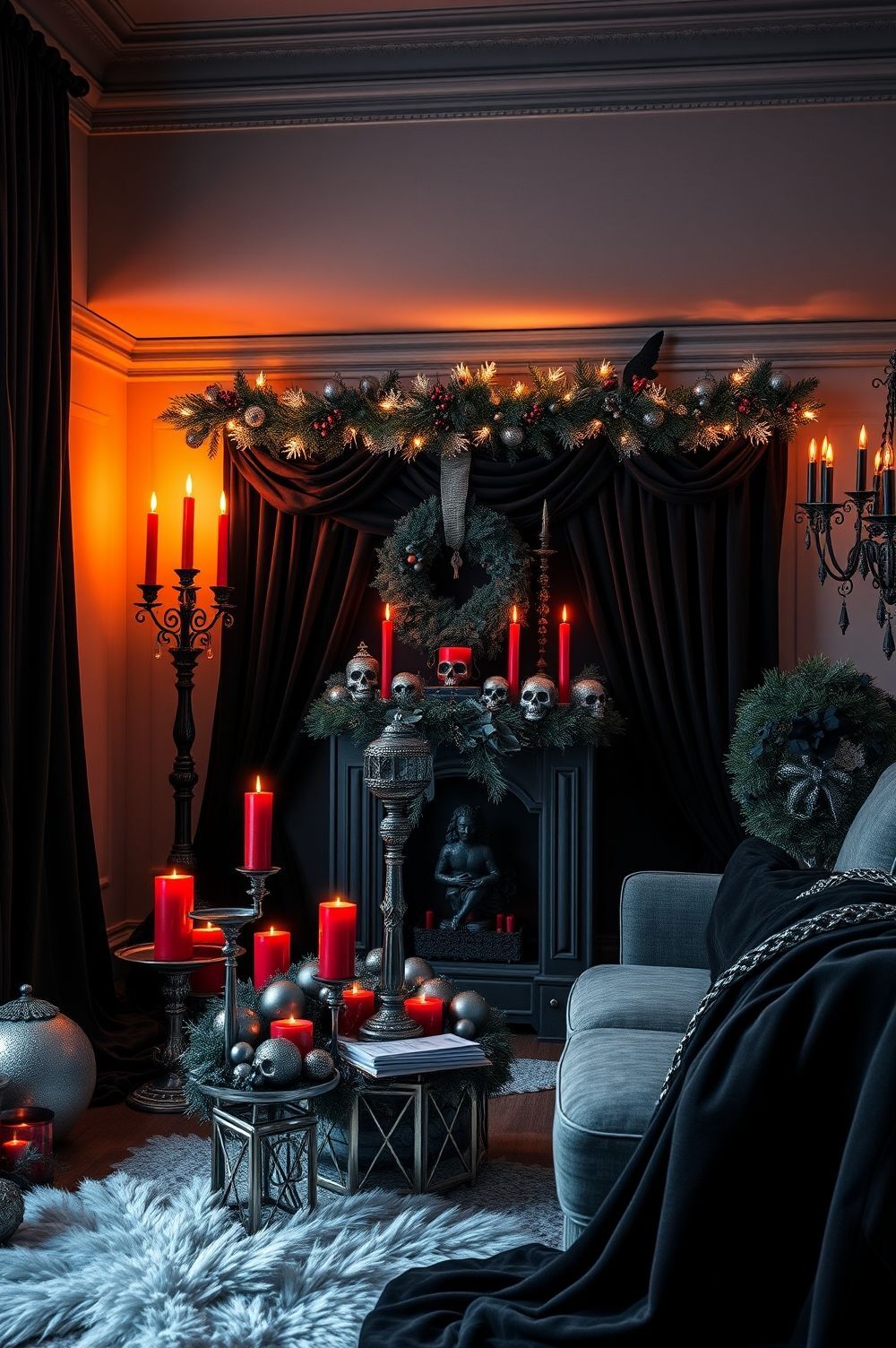 Embrace Dark Elegance with Gothic Christmas Decor