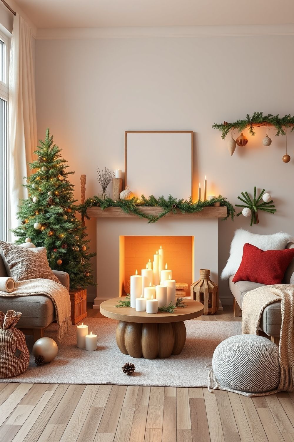 Embrace Natural Elements with Scandinavian Christmas Decorating Ideas