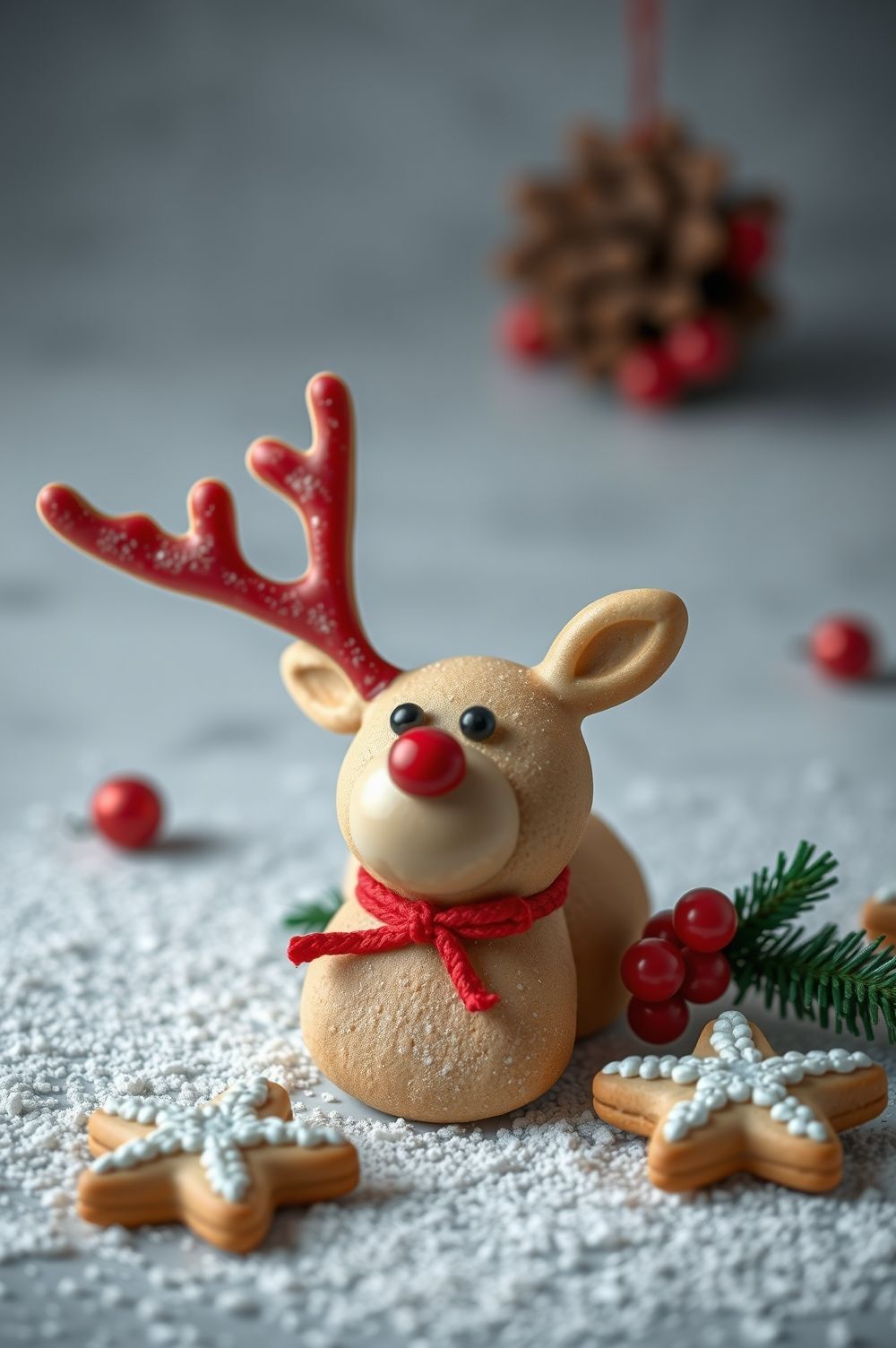 Festive Reindeer and Elf Cookies