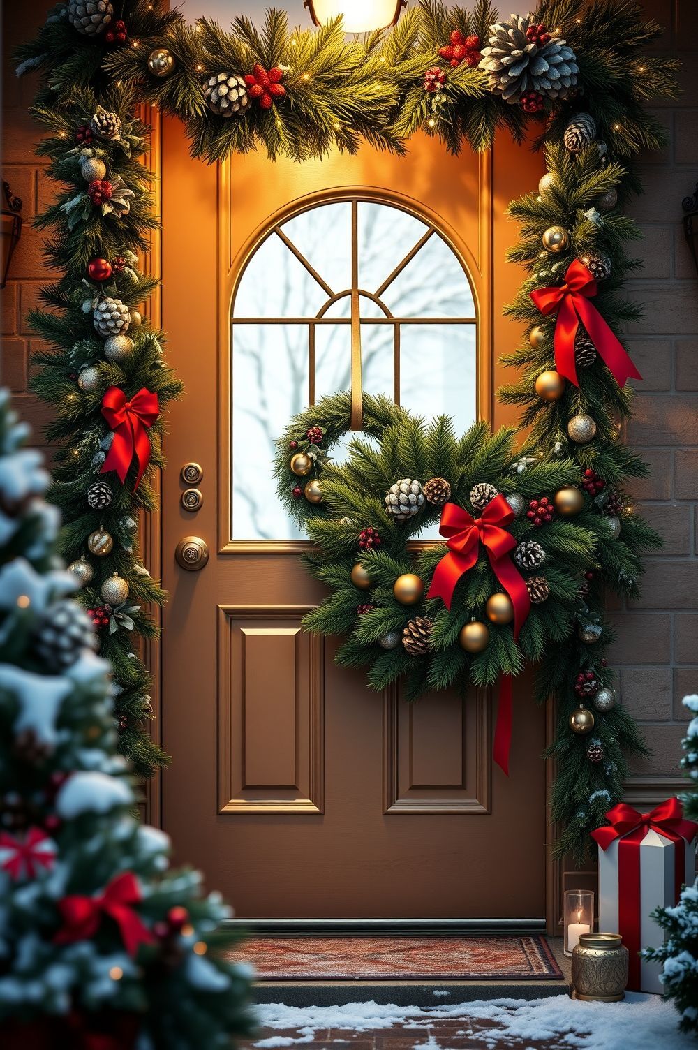 Festive Wreaths and Garlands for Instant Holiday Cheer