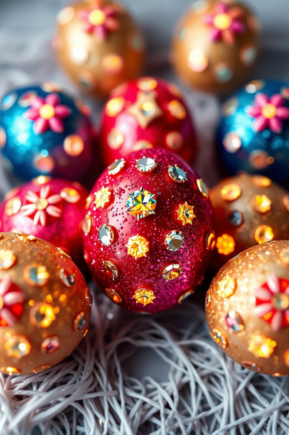 Glitter, Gems, and Sparkles for Magical Eggs