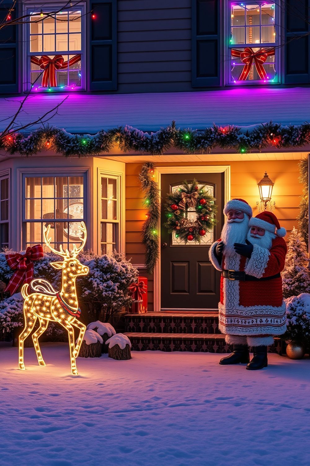 Holiday Window Displays and Exterior Decorations