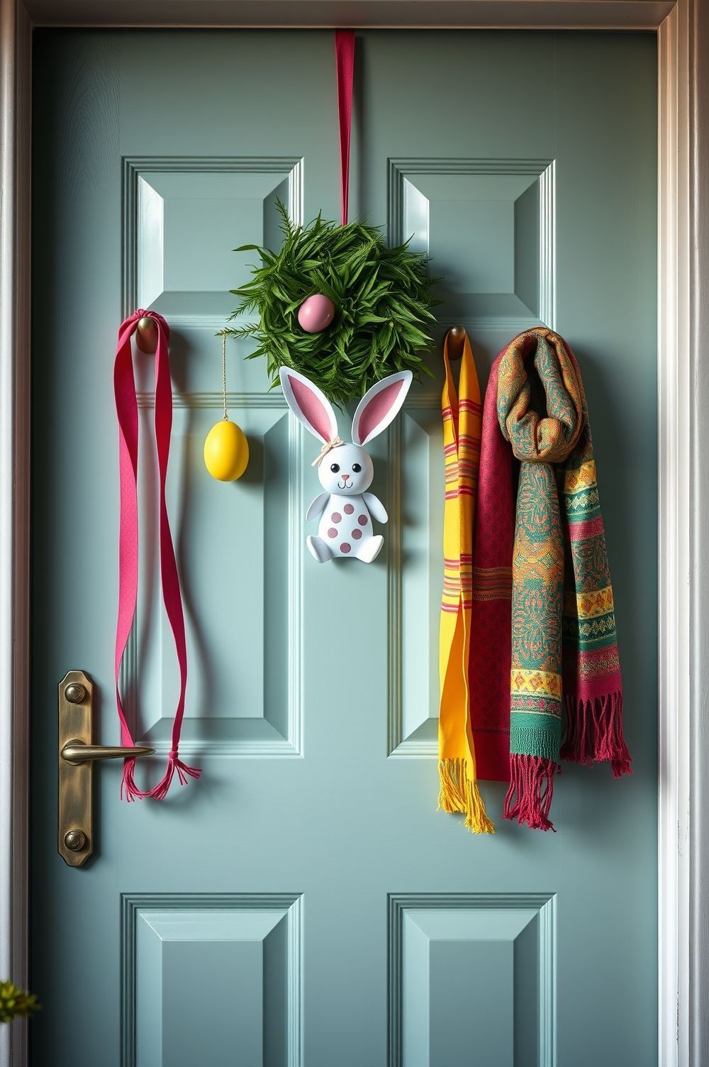 Last-Minute Easter Door Decorating Hacks