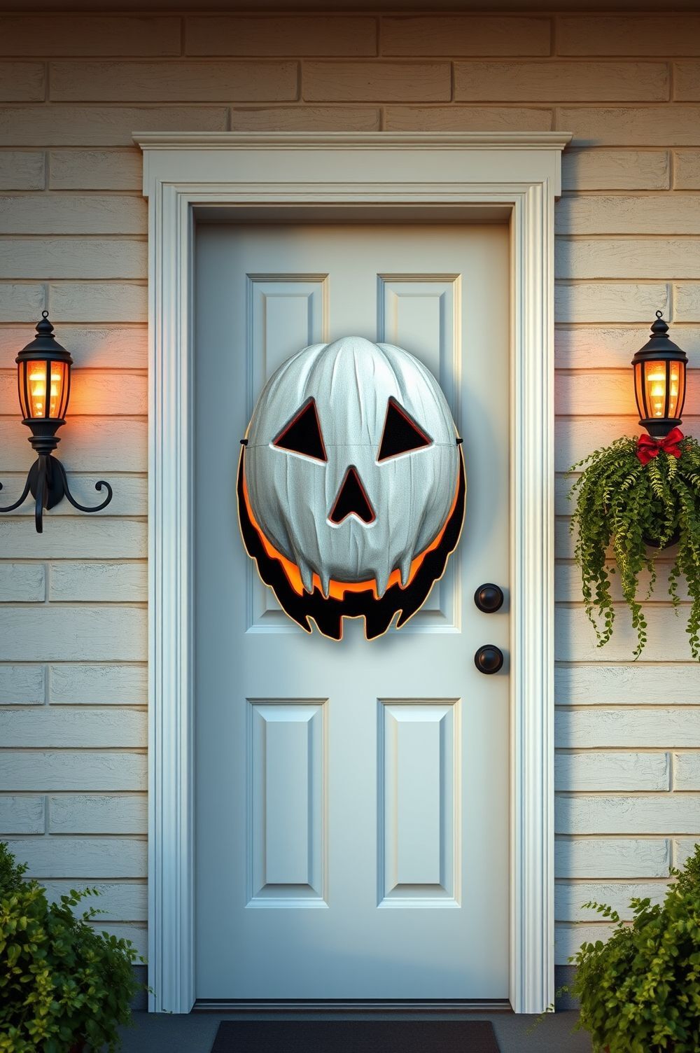 Last-Minute Halloween Door Decorations That Spook and Smile