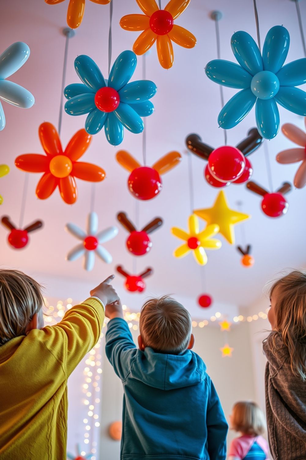 Making Balloon Snowflakes and Holiday Shapes