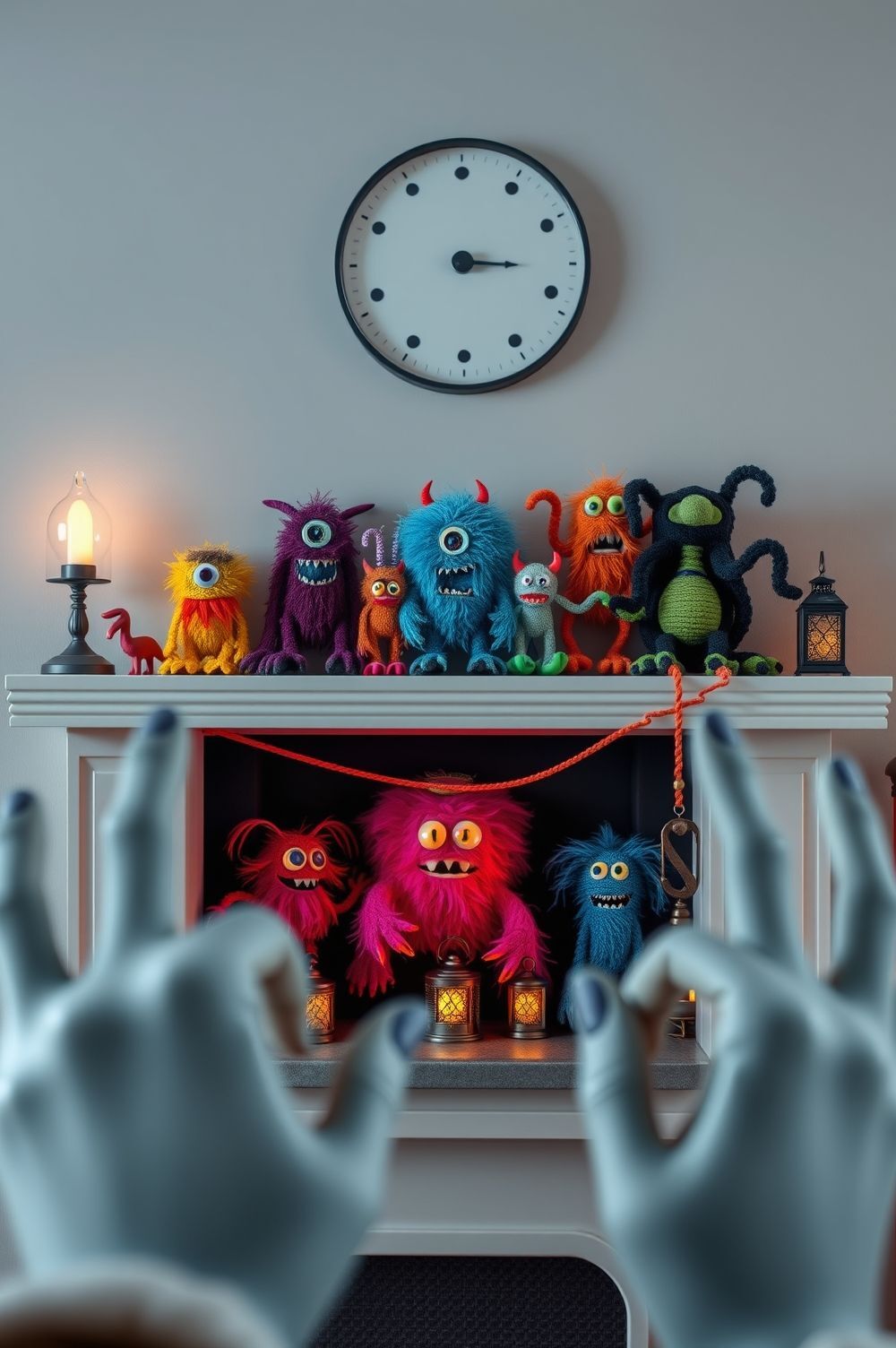 Monster and Creature Spotlight with DIY Art