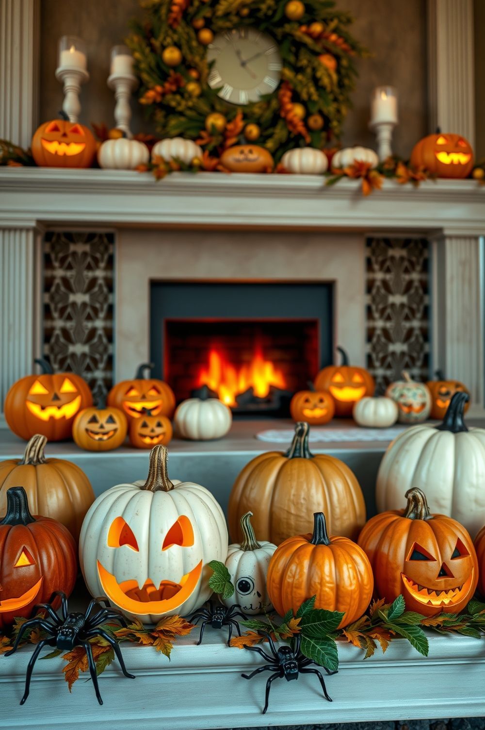 Pumpkin Power: Carved and Painted Decor