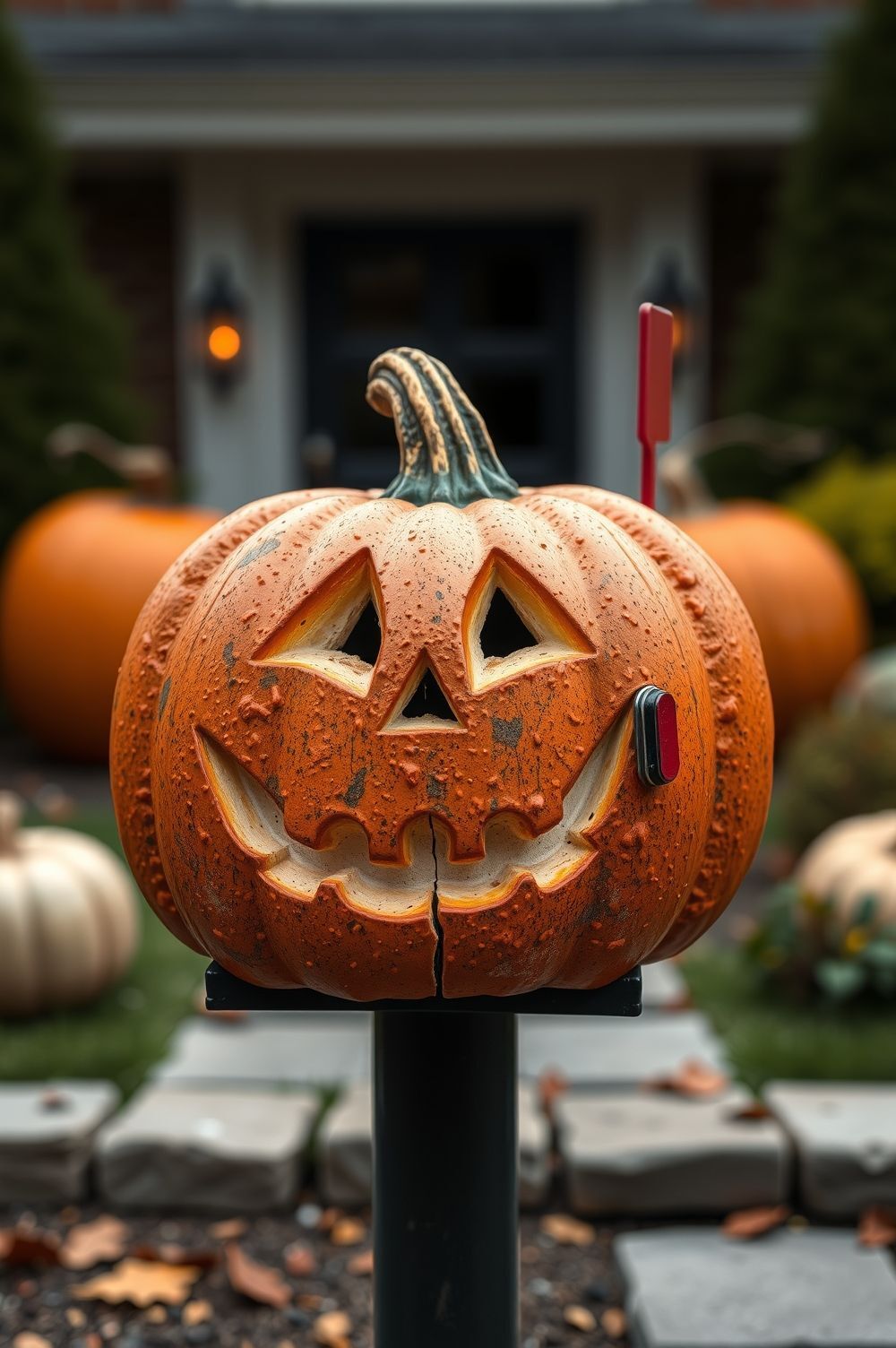 Pumpkin Power: Cute and Creepy Pumpkin Mailbox Ideas