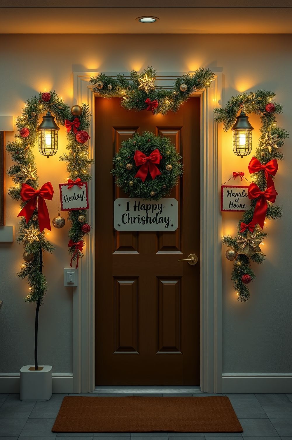 Putting It All Together for a Stunning Christmas Entrance