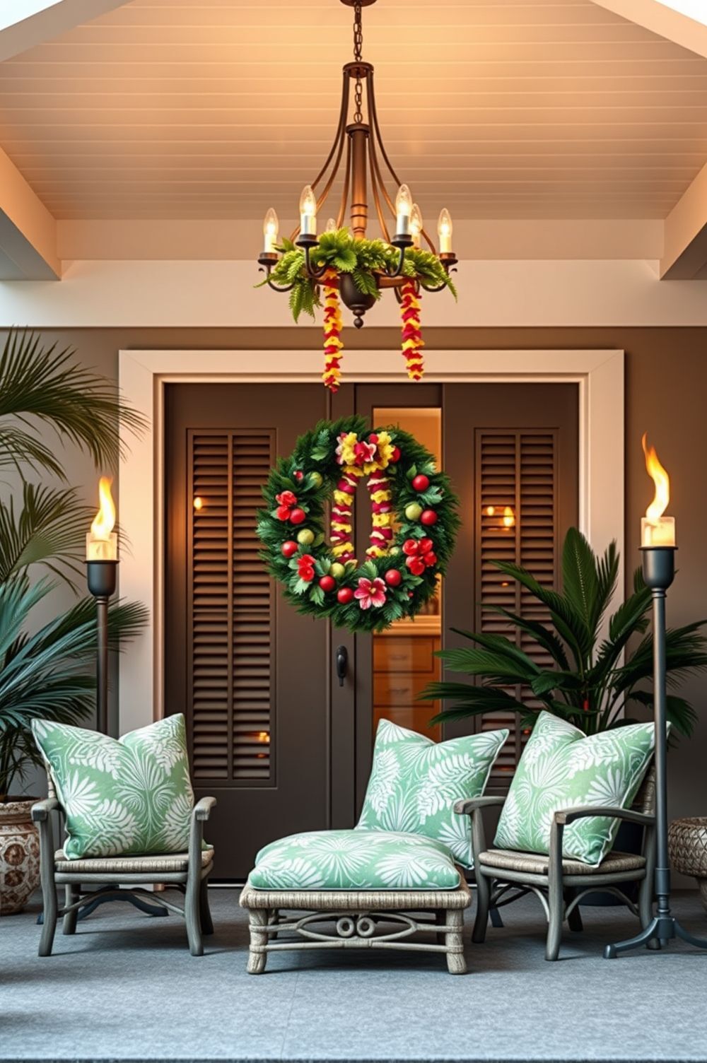 Setting Up Your Tropical Christmas Scene for Maximum Impact