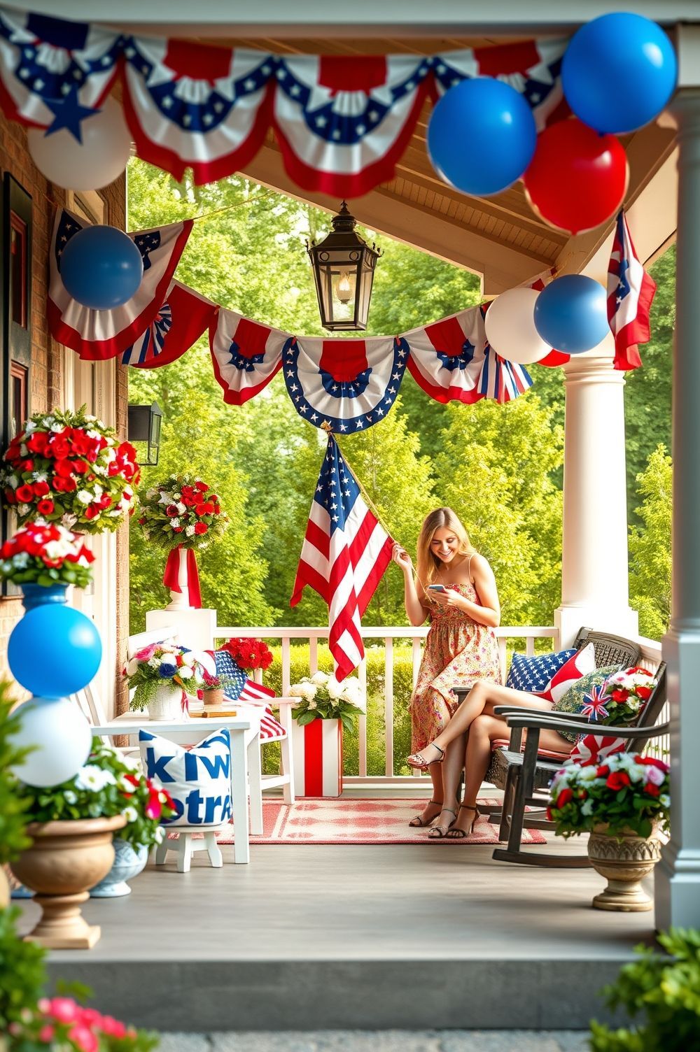 Spark Your Patriotic Spirit with Red, White,, and Blue Decorations