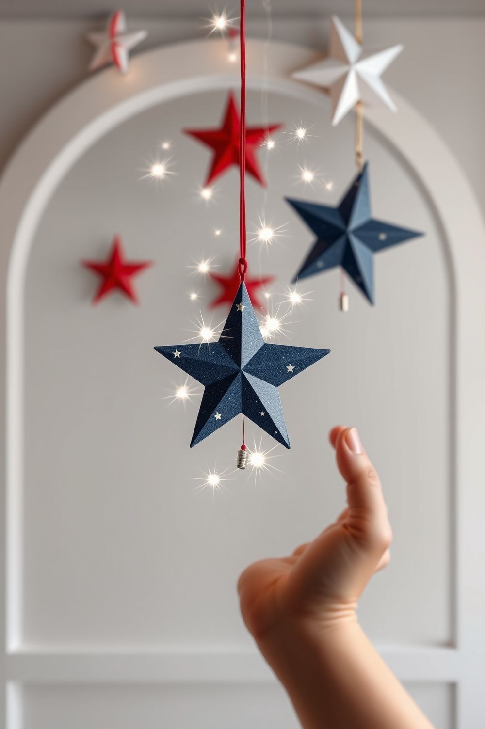 Sparkling Stars and Stripes DIY Decorations