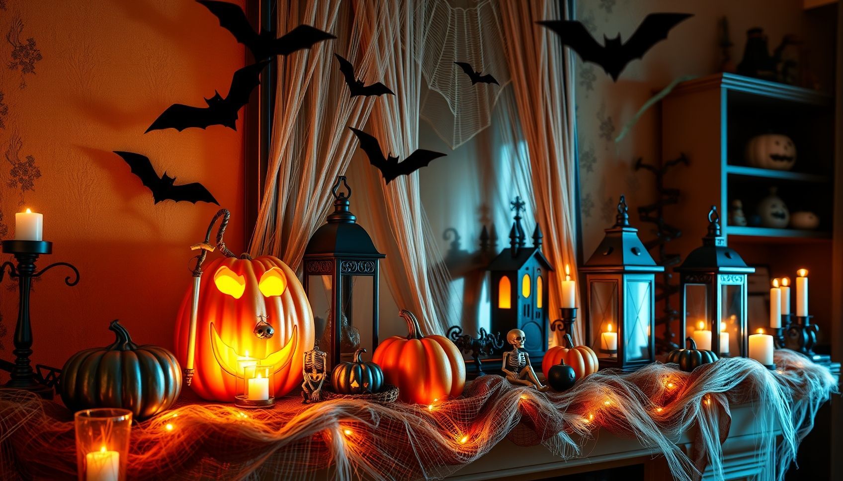 Spook-tacular Halloween Mantel Decorating Ideas You’ll Love