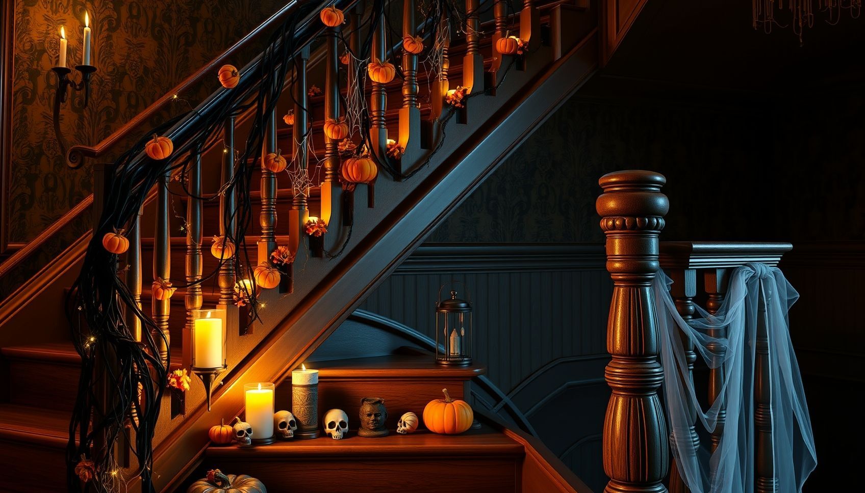 Spooky and Spectacular: 5 Unique Halloween Staircase Decorating Ideas You Must Try