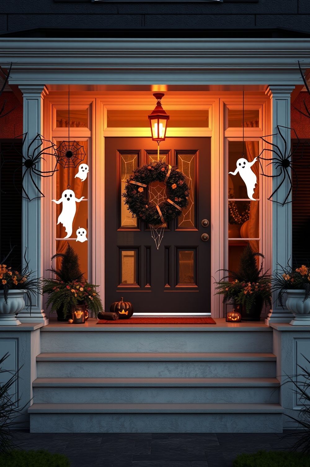 Spooky Decor Ideas for Windows and Doors