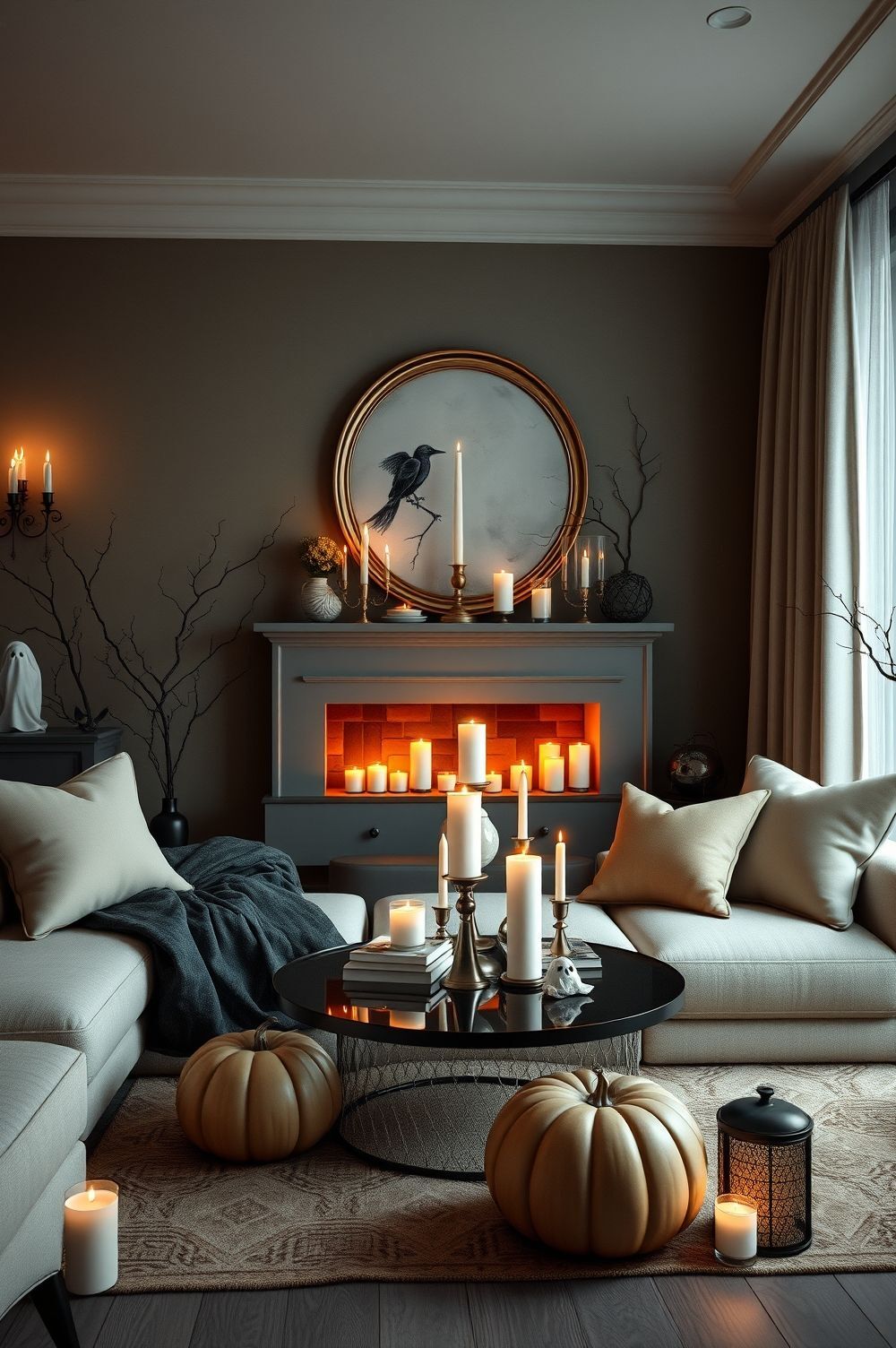 The Art of Subtle Spookiness with Elegant Decor