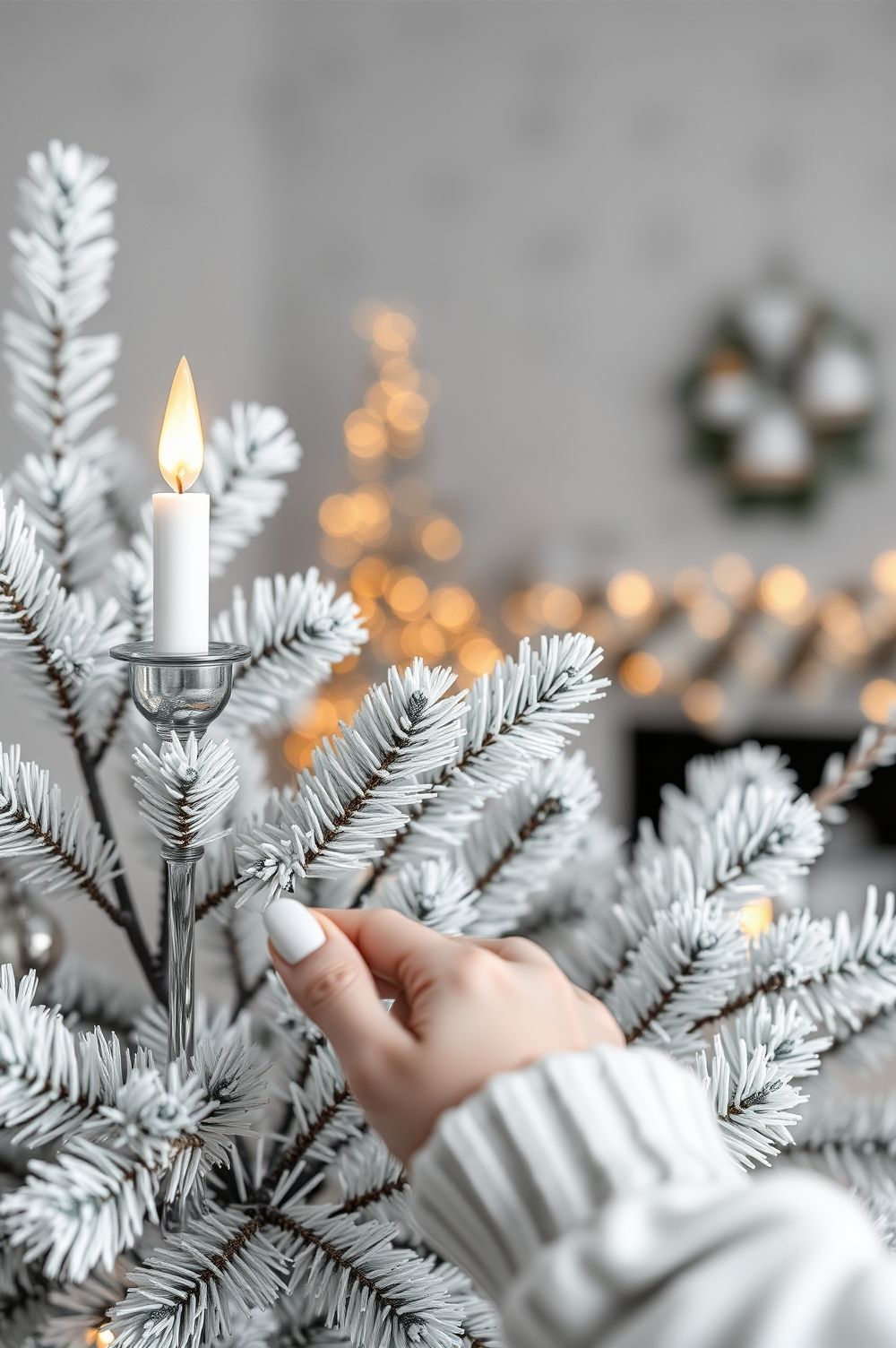 The Magic of Silver and White Christmas Decorating Ideas