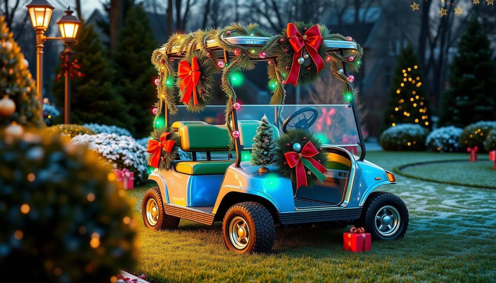 Top 5 Creative Golf Cart Christmas Decorations Ideas That Will Make Your Yard Shine