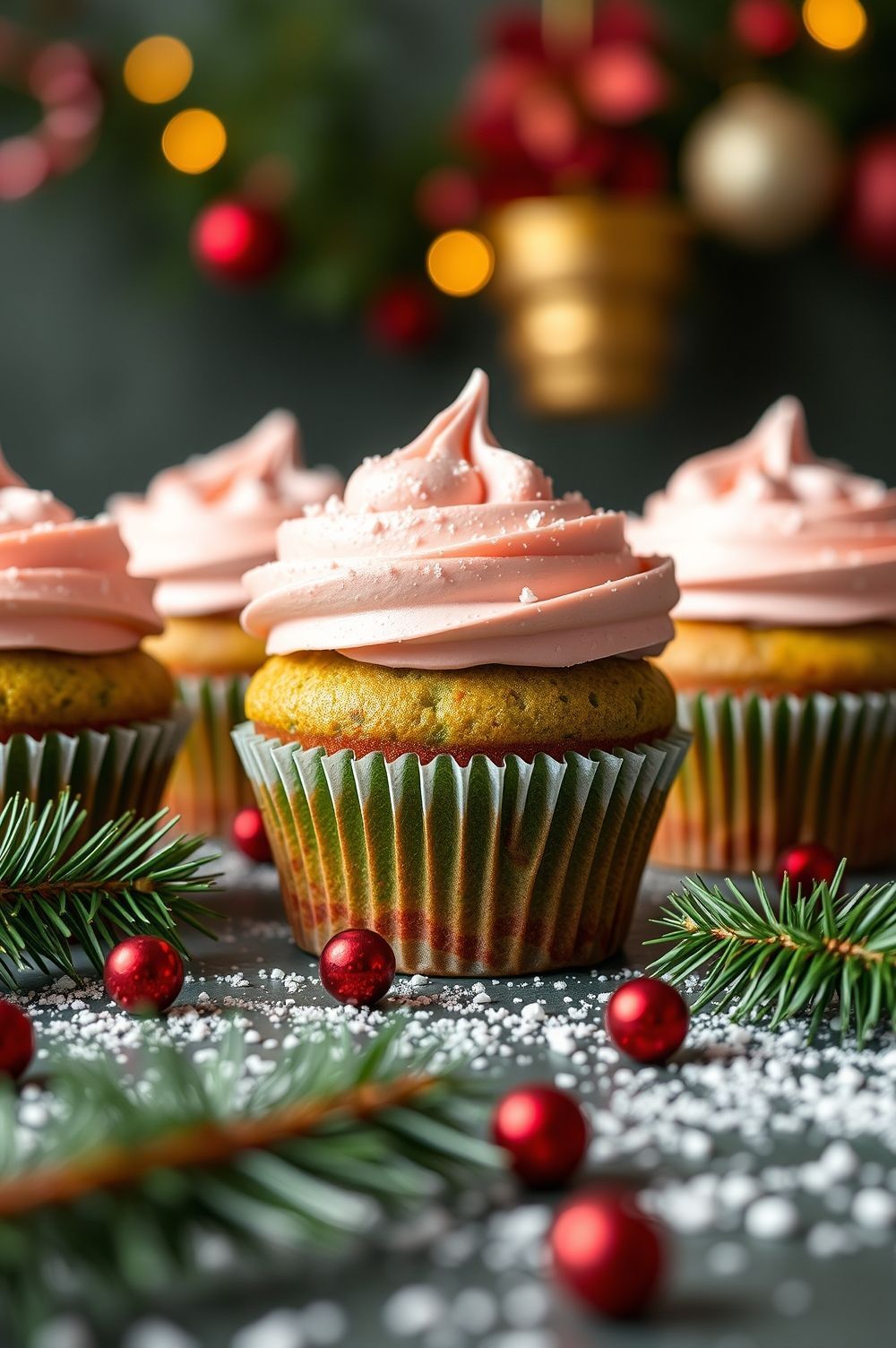 Using Holiday Colors and Themes for Stunning Christmas Cupcakes