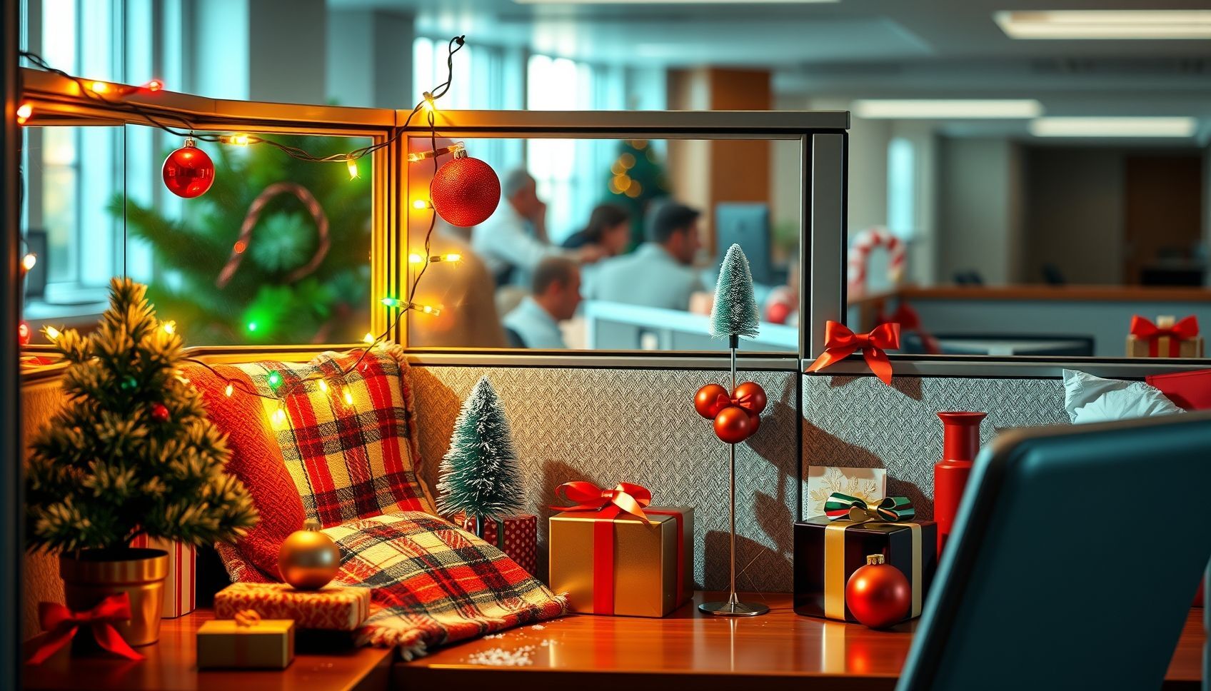 Wow Your Coworkers: Fun and Easy Christmas Cubicle Decorating Ideas