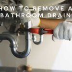how to get bathroom drain out